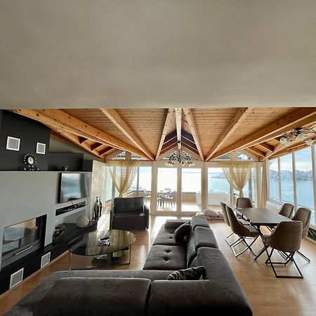 Ferienwohnung Seaview Golden Penthouse Sarandë Exterior foto
