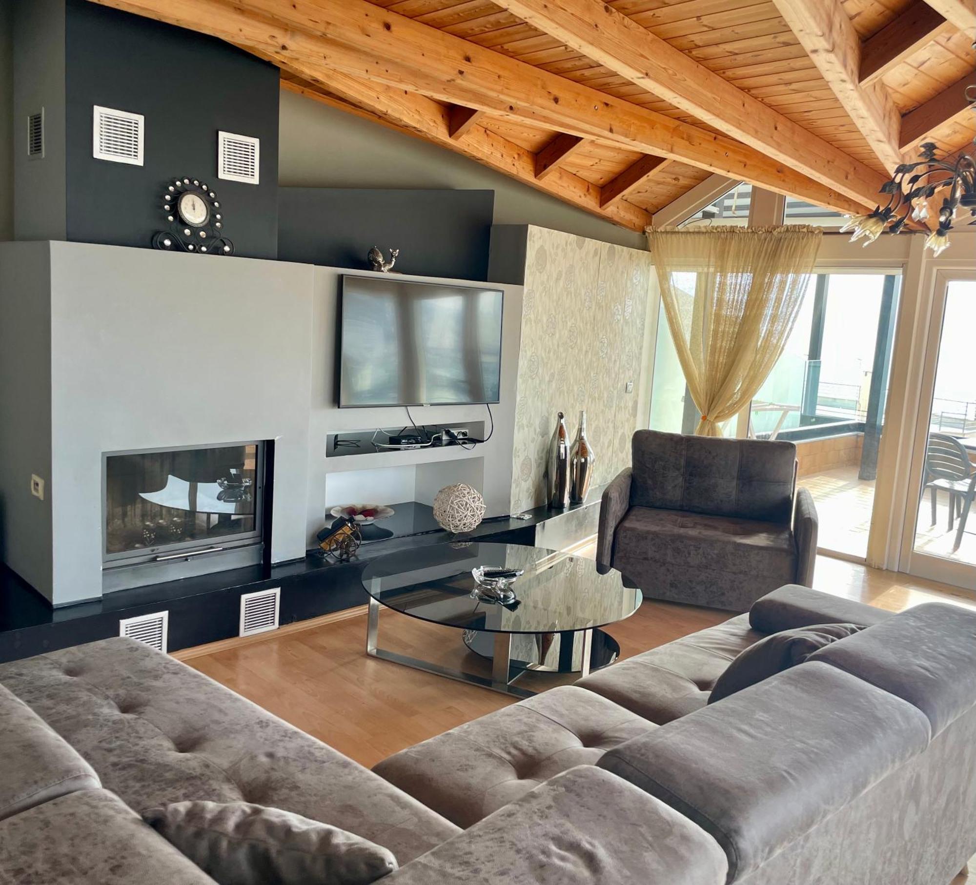 Ferienwohnung Seaview Golden Penthouse Sarandë Exterior foto